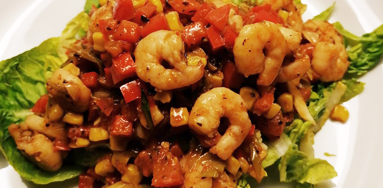 Cajun Prawn Salad