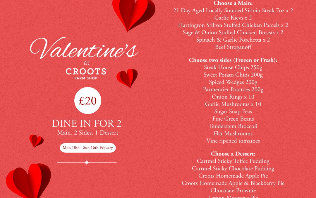 Valentines Dine In For 2