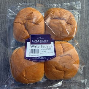 Pack of 4 Luke Evans baps